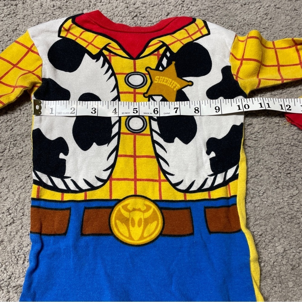 Disney Pixar Toy Story Buzz Lightyear Woody Pajama Tops‎ Kids size 5T - Picture 12 of 13